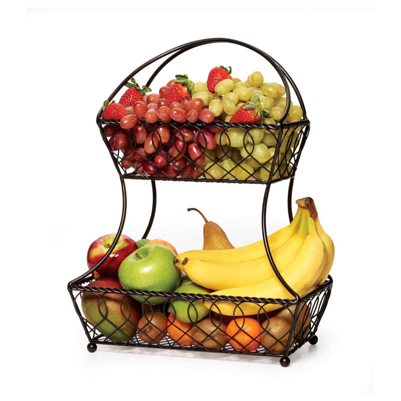 Gourmet Basics by Mikasa Lattice Fruit Basket & Reviews Wayfair